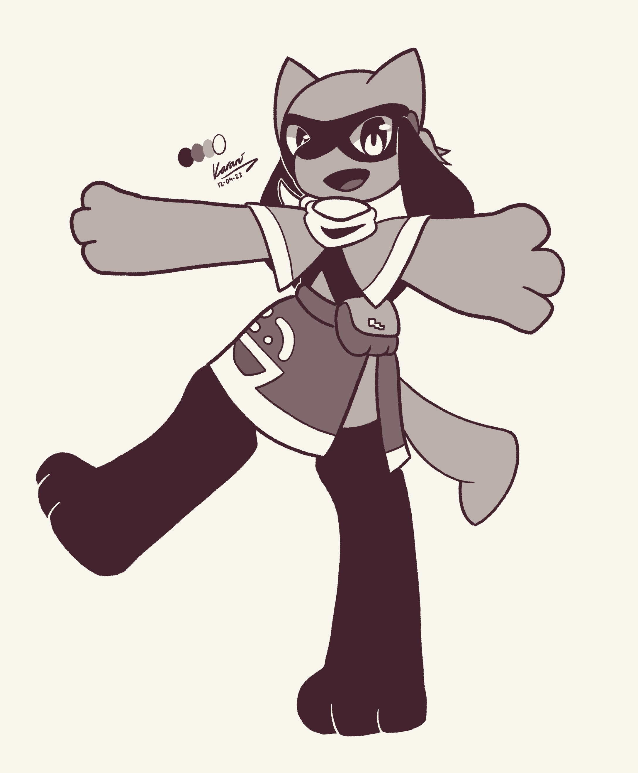 2-bit Mocha Riolu