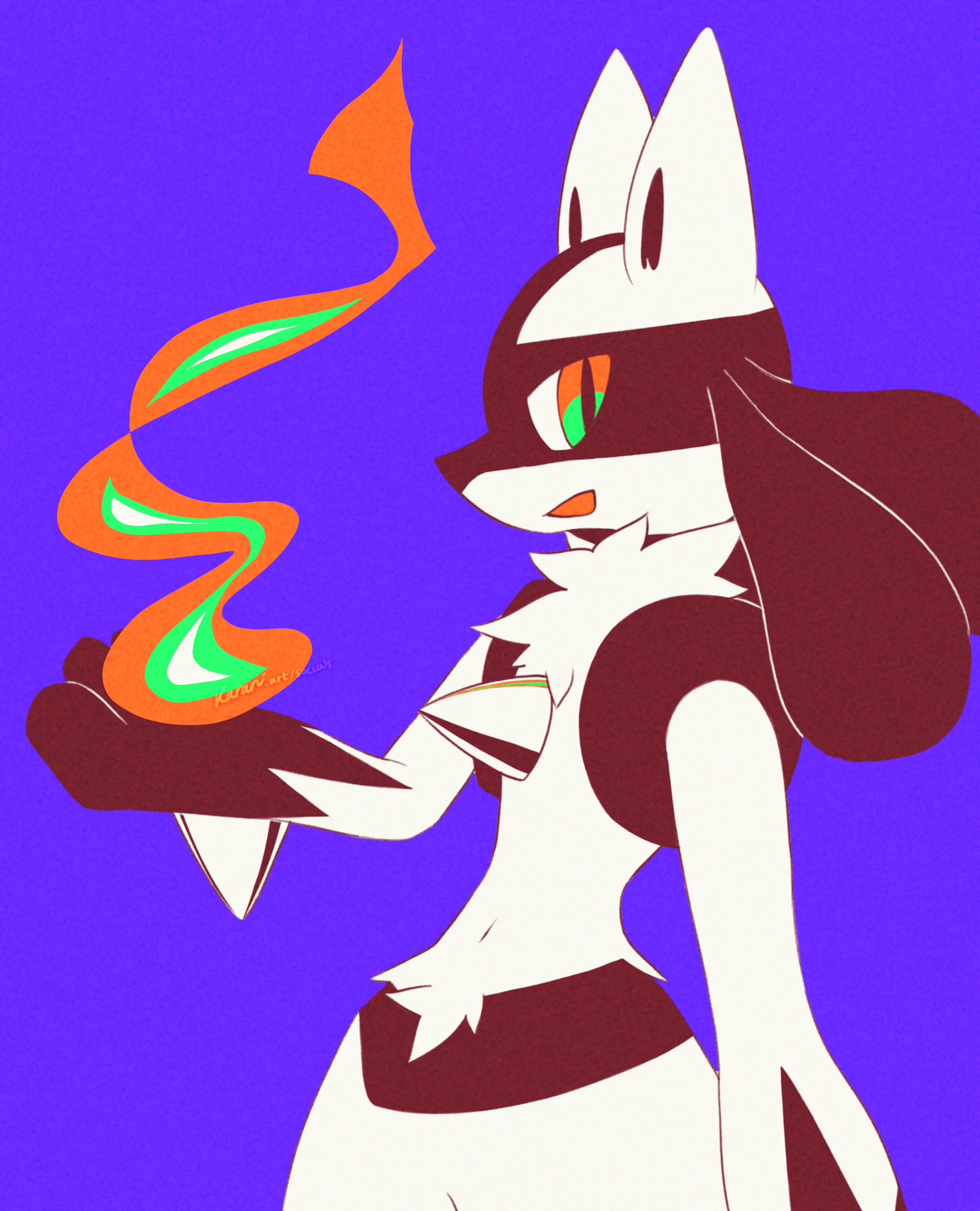 Tricolor Lucario
